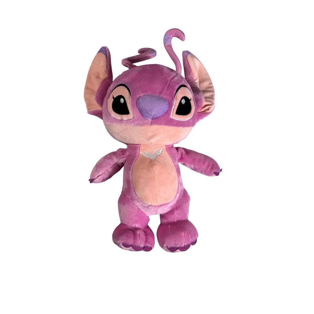 Disney Baby Angel Plush Toy Lilo & Stitch Pink Purple Stuffed Animal 15"